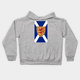 Royal Scottish Flag (vertical) Kids Hoodie